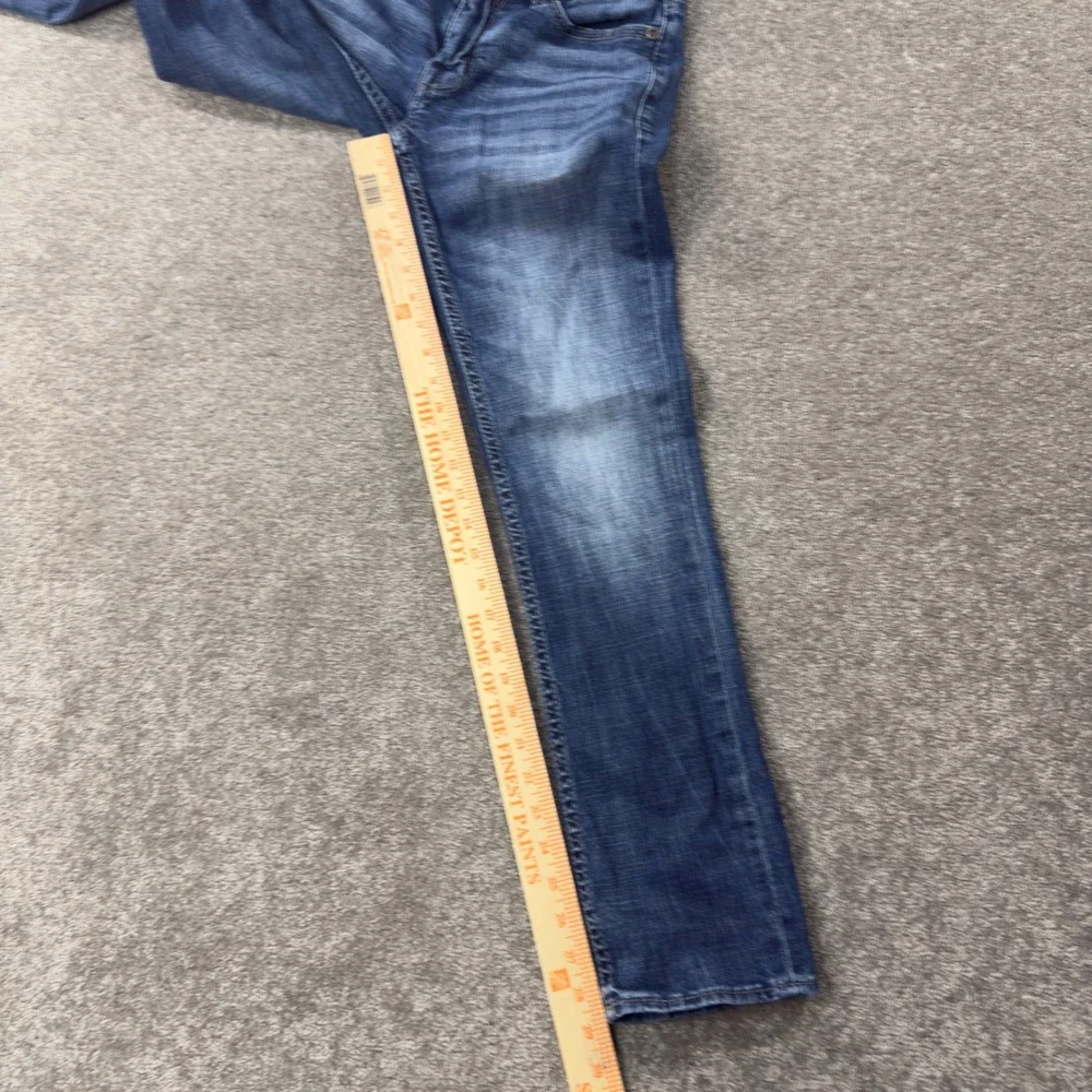 BKE‎ Alec Straight Leg Jeans Mens 27S Blue Medium Wash Stretch Denim ABP5084